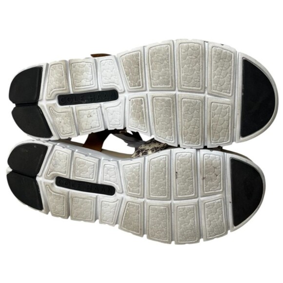 Cole Haan Sandals Size 7.5 B Women's Brown Snake Print Zero Grand II - Picture 9 of 12